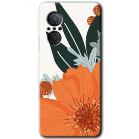 Huawei Nova 9 SE Portakal Çiçeği Baskılı Uyumlu Silikon Kılıf