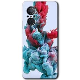 Huawei Nova 9 SE Renkli Karışım Baskılı Uyumlu Silikon Kılıf