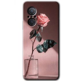 Huawei Nova 9 SE Retro Gül Baskılı Uyumlu Silikon Kılıf