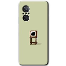 Huawei Nova 9 SE Retro TV Baskılı Uyumlu Silikon Kılıf