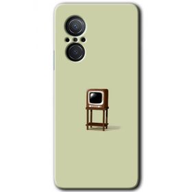 Huawei Nova 9 SE Retro TV Baskılı Uyumlu Silikon Kılıf