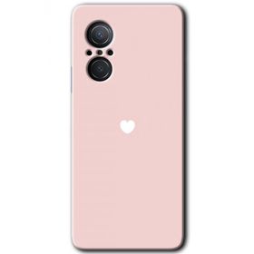 Huawei Nova 9 SE Sade Kalp Baskılı Uyumlu Silikon Kılıf
