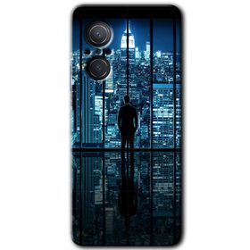 Huawei Nova 9 SE Şehir Manzarası Baskılı Uyumlu Silikon Kılıf