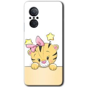 Huawei Nova 9 SE Sevimli Kedi Baskılı Uyumlu Silikon Kılıf