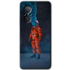 Huawei Nova 9 SE Smoke Astronot Baskılı Uyumlu Silikon Kılıf