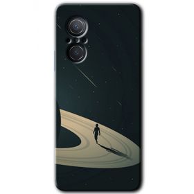 Huawei Nova 9 SE Space Planet Baskılı Uyumlu Silikon Kılıf