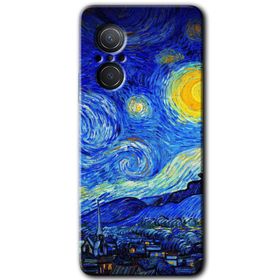 Huawei Nova 9 SE Starry Night Baskılı Uyumlu Silikon Kılıf