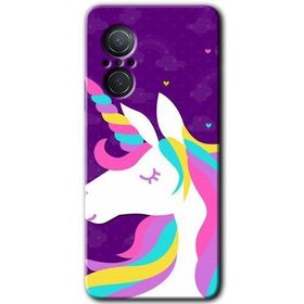 Huawei Nova 9 SE Unicorn Sleep Baskılı Uyumlu Silikon Kılıf
