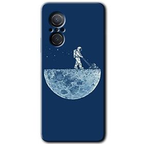 Huawei Nova 9 SE Uzay İşçisi Baskılı Uyumlu Silikon Kılıf