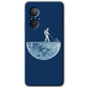 Huawei Nova 9 SE Uzay İşçisi Baskılı Uyumlu Silikon Kılıf