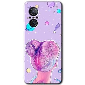 Huawei Nova 9 SE Uzaylı Kız Baskılı Uyumlu Silikon Kılıf