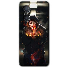 Huawei Nova 9 SE V for Fire Baskılı Uyumlu Silikon Kılıf