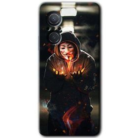 Huawei Nova 9 SE V for Fire Baskılı Uyumlu Silikon Kılıf
