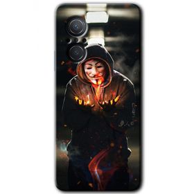 Huawei Nova 9 SE V for Fire Baskılı Uyumlu Silikon Kılıf