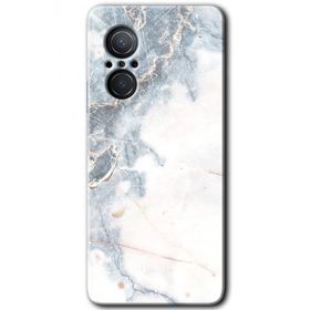 Huawei Nova 9 SE White Marble Baskılı Uyumlu Silikon Kılıf