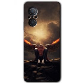Huawei Nova 9 SE Wings of Power Baskılı Uyumlu Silikon Kılıf