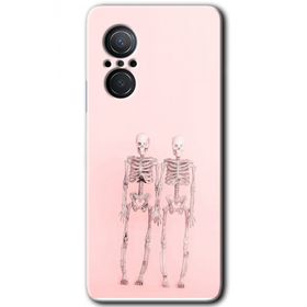 Huawei Nova 9 SE Yaşayan Çift Baskılı Uyumlu Silikon Kılıf