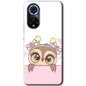 Huawei Nova 9 Sevimli Baykuş Baskılı Uyumlu Silikon Kılıf