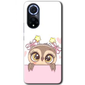 Huawei Nova 9 Sevimli Baykuş Baskılı Uyumlu Silikon Kılıf