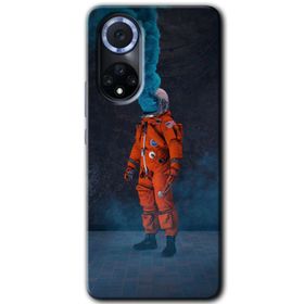 Huawei Nova 9 Smoke Astronot Baskılı Uyumlu Silikon Kılıf