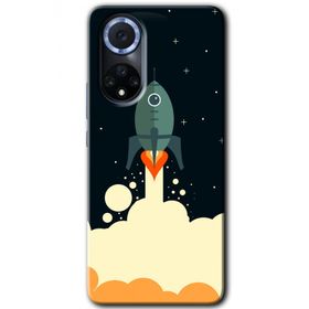 Huawei Nova 9 Space Smoke Baskılı Uyumlu Silikon Kılıf