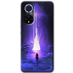 Huawei Nova 9 Wanderer Silhouette Baskılı Uyumlu Silikon Kılıf