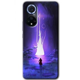Huawei Nova 9 Wanderer Silhouette Baskılı Uyumlu Silikon Kılıf