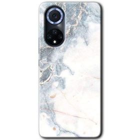 Huawei Nova 9 White Marble Baskılı Uyumlu Silikon Kılıf