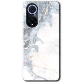 Huawei Nova 9 White Marble Baskılı Uyumlu Silikon Kılıf