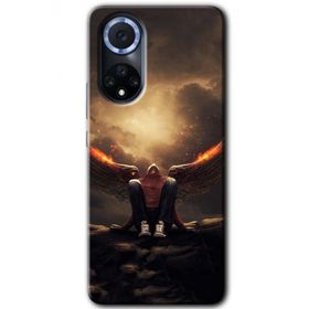 Huawei Nova 9 Wings of Power Baskılı Uyumlu Silikon Kılıf