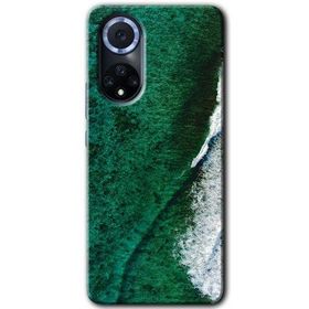 Huawei Nova 9 Yeşil Okyanus Baskılı Uyumlu Silikon Kılıf