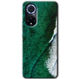 Huawei Nova 9 Yeşil Okyanus Baskılı Uyumlu Silikon Kılıf