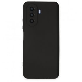 Huawei Nova Y70 First Silikon Siyah Kılıf