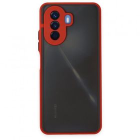 Huawei Nova Y70 Montreal Silikon Kapak Kırmızı Kılıf