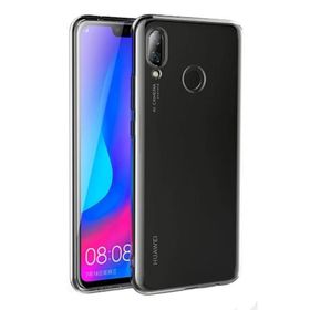 Huawei P Smart 2019 Şeffaf Ultra İnce Silikon Cep Telefonu Kılıfı