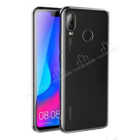 Huawei P Smart 2019 Şeffaf Ultra İnce Silikon Cep Telefonu Kılıfı