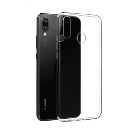 Huawei P Smart 2019 Şeffaf Ultra İnce Silikon Cep Telefonu Kılıfı