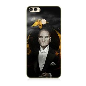 Huawei P Smart Mustafa Kemal Atatürk Desenli Silikon Kılıf