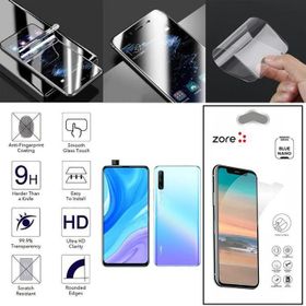 Huawei P Smart Pro Zore Nano Micro Temperli Ekran Koruyucu Uyumlu Kırılmaz Cam
