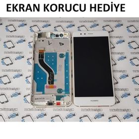 Huawei P10 Lite Beyaz Çıtalı Uyumlu Lcd Ekran Dokunmatik