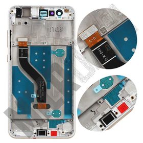 Huawei P10 Lite Beyaz Çıtalı Uyumlu Lcd Ekran Dokunmatik