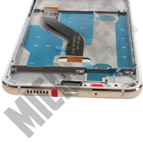 Huawei P10 Lite Beyaz Çıtalı Uyumlu Lcd Ekran Dokunmatik