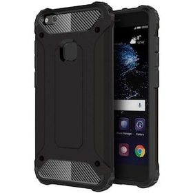 Huawei P10 Lite Silikon Armor Hybrid Zırh Cep Telefonu Kılıfı