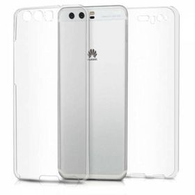 Huawei P10 Plus Ön Arka Şeffaf Silikon Cep Telefonu Kılıfı