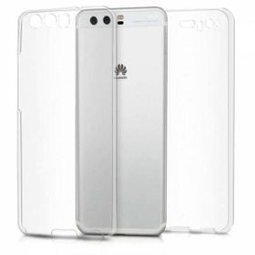 Huawei P10 Plus Ön Arka Şeffaf Silikon Cep Telefonu Kılıfı