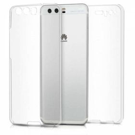 Huawei P10 Plus Ön Arka Şeffaf Silikon Cep Telefonu Kılıfı