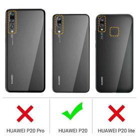 Huawei P20 İnce Şeffaf Silikon Esnek Nano Cam Cep Telefonu Kılıfı