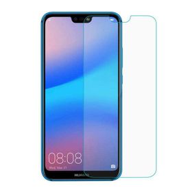 Huawei P20 İnce Şeffaf Silikon Temperli Cam Cep Telefonu Kılıfı