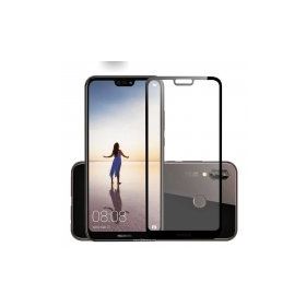 Huawei P20 Lite Kenarları Kırılmaya Dayanıklı Cam Ekran Koruyucu