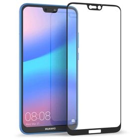 Huawei P20 Lite Kenarları Kırılmaya Dayanıklı Cam Ekran Koruyucu